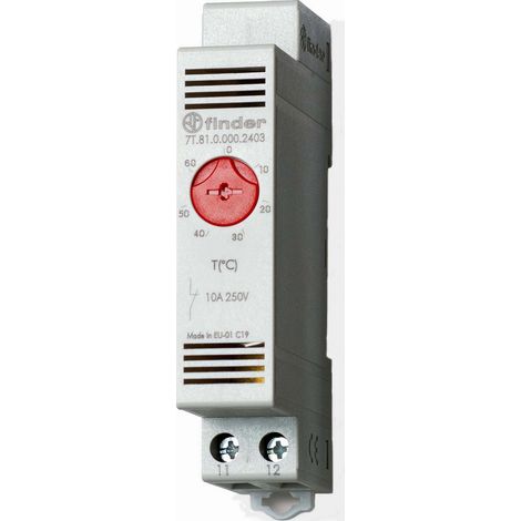 Finder Vari-Thermostat 1Ö-10A f. DIN-Schiene 7T.81.0.000.2403 (1/2)