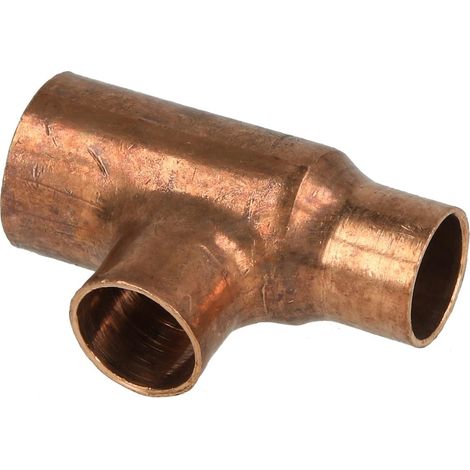 Raccord à braser cuivre té réduit 15 x 12 x 12 mm