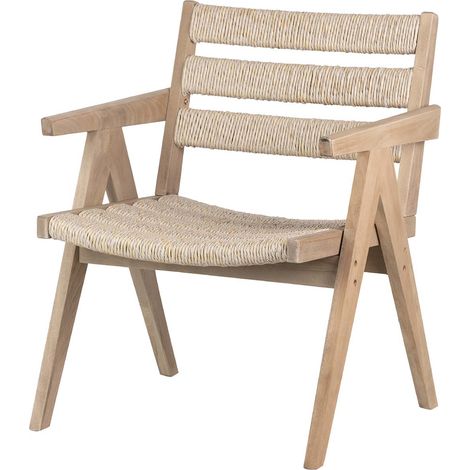 Chaise Olmo Ratan Marron Mozambique 66 x 66 x 84 cm