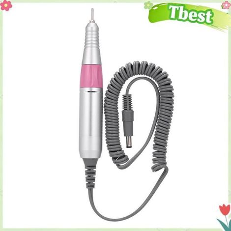 HURRISE Stylo à ongles électriques Bestauty 30000rpm Electric Nail Drill Forter Nail Force Prier Poince à parfum manucure Noir Rose (1/5)