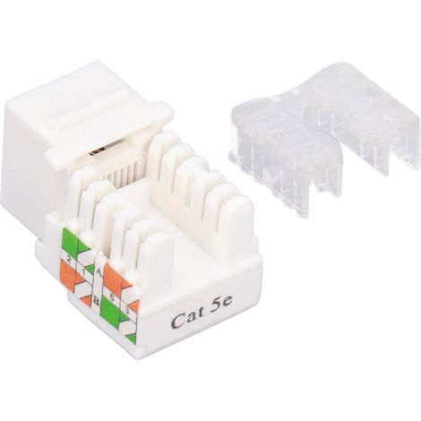 Module de blindage réseau TF1015A RJ45 CAT5 Type A avec capuchons d'extrémité pour connecteur Ethernet ISDN (5 pièces) (1/5)