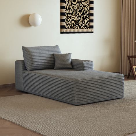 Canapé, Tissu, Salon, Gris, Confortable (1/5)