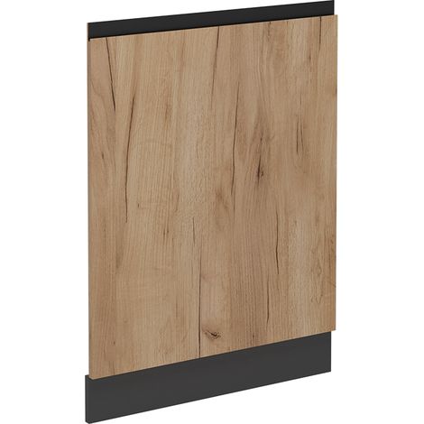 Geschirrspülblende R-Line, Goldkraft Eiche, 60 cm ohne Arbeitsplatte, Vicco