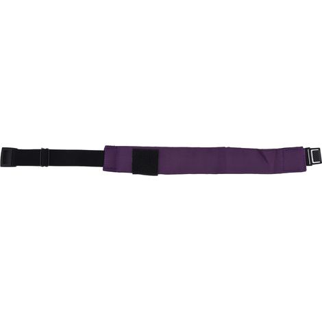 Masque facial déformable multifonction réutilisable lavable protection respiratoire sans sangle oreille couvre-bouche violet (1/5)