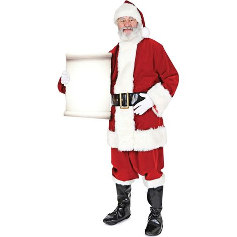 Figurine en carton Père Noël avec petit tableau blanc pour la liste de noël - Haut 180 cm