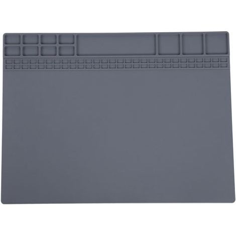 Hitzebeständige magnetische Silikon-Reparaturmatte für Computer, Handys und Lötstationen, 405 x 305 x 8 mm (1/5)