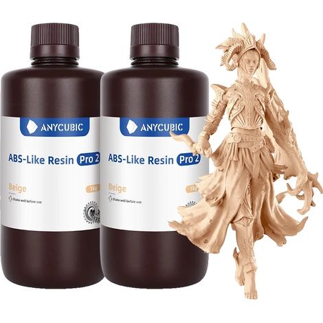 Résine ANYCUBIC ABS-Like Pro 2, Compatible avec les imprimantes LCD, Poids de 2 kg (1/2)