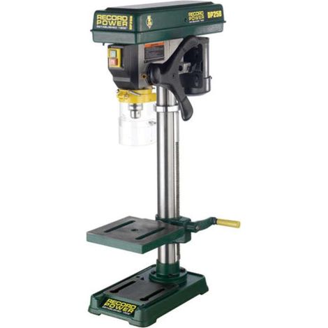 RECORD DP25B Bench Drill with 22" Column and 1/2" Chuck