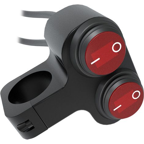 12v Wasserdichtes Motorrad ATV Fahrrad 22mm 7/8inch Lenker Doppelsteuerung Kill Button Scheinwerfer Schalter Warnblinklicht Nebelscheinwerfer EIN Aus Schalter