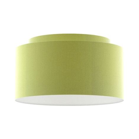 Paralume DOUBLE 55/30 paralume Chintz limetta/PVC bianco max. 23W