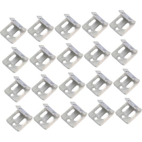100 pièces Clips à Ressort Renforcés pour Housse Canapé Accessoires de Réparation de Ressorts pour Meubles Installation Facile (1/5)