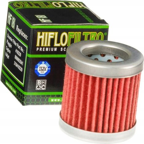 Filtro de aceite Hiflo HF181 Hf 181 Mojito Habana 125 Liberty Hexagon Sfera Vesp (1/3)
