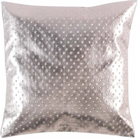Coussin Déco Déhoussable "Sterling" 40x40cm Or Rose