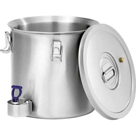 Conteneur Isotherme Professionnel CNS 18/10 avec Robinet - 20 L - Bartscher (1/2)