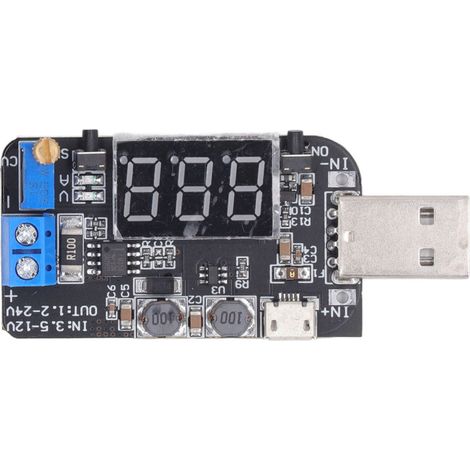 Convertisseur élévateur/abaisseur 5V vers multiples tensions – 3,3V 9V 12V 18V 24V – Carte alimentation USB