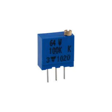 100K  Resistencia Ajustable Multivueltas Vertical