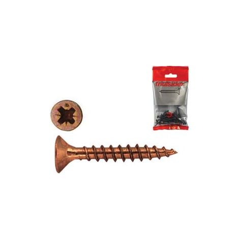 VITI PER TRUCIOLARE TPS POZIDRIVE BRONZATE- - ø mm.4x45 in blister pz.25 - 10 blister FRIULSIDER