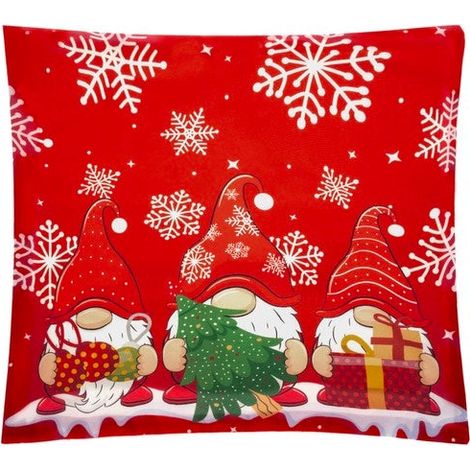 ruhhy Cuscino Gnomo Rosso Verde Bianco 45 x 45 cm (1/5)