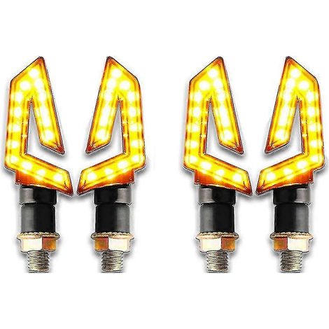 Lot de 4 clignotants moto 15 LED pour scooter/moto. (1/5)