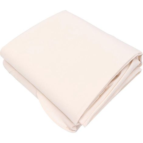 1 parasol de plage avec protection UV, toile de parasol d'extérieur sans pied (beige) (1/5)