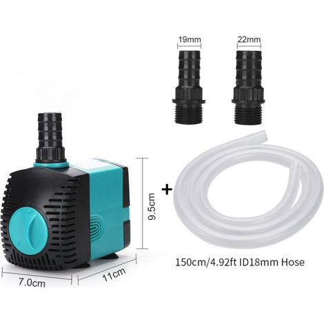 Silent submersible pump, aquarium water pump (2000 L/H, 35 W, 2.2 m head)
