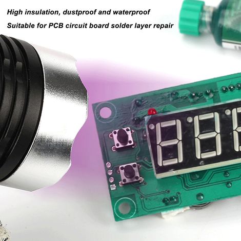 Vernis épargne photosensible à polymérisation UV en 2 parties pour circuits imprimés et BGA - vernis épargne sans nettoyage (1/5)
