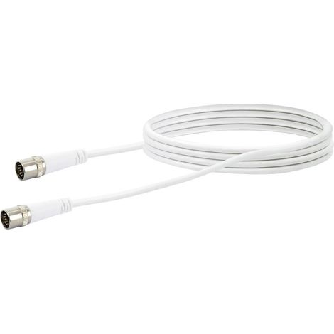 Schwaiger antenne, SAT Câble de raccordement [1x F à raccord rapide - 1x F à raccord rapide] 3.00 m 10 dB quadruple bli (1/2)