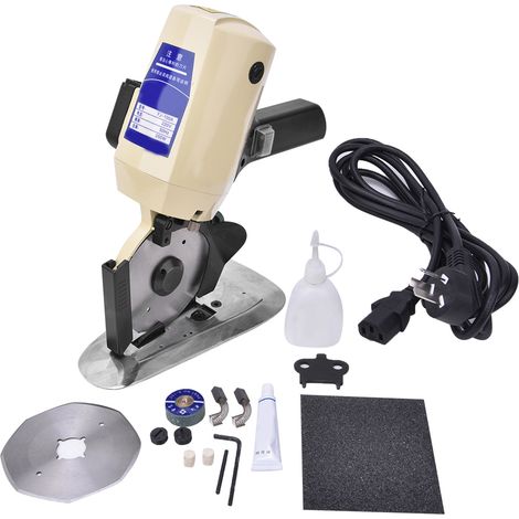 Ciseaux électriques YJ-100A, machine à couper le tissu à lame ronde portative, prise AU 220V, accessoire de couture (1/5)