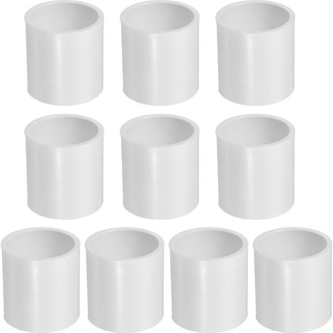 10 pièces Adaptateur de Raccord de couplage de Tuyau en PVC 1-1/4" (1/5)