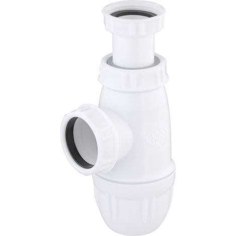 Noyon & Thiebault – Siphon de lavabo Ø32 – Raccordement bonde 33x42 – Sortie évacuation diamètre 32mm – Siphon NF pour installations sanitaires (1/2)