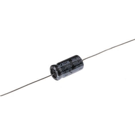 Condensateur RS PRO 100µF, 50V c.c.