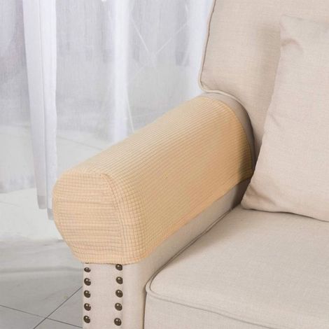 Housses d'accoudoirs, ensemble de pièces extensibles, protège-bras pour chaise ou canapé, extensibles pour s'adapter (1/5)