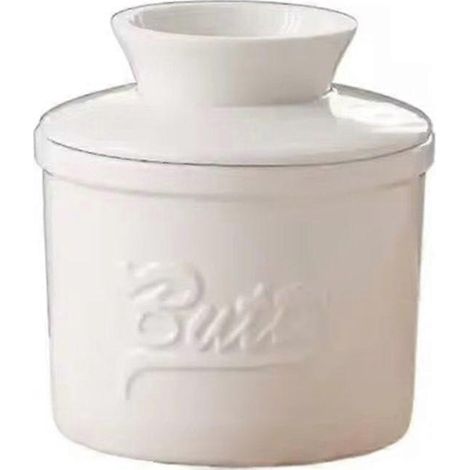 Beurrier en céramique française Le beurrier original Butter Bell de L Tremain Un beurrier de comptoir pour beurre à tartiner (1/5)