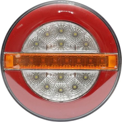 Luce freno posteriore rotonda LED 12V/24V universale 140x40mm Breckner Germany (1/5)