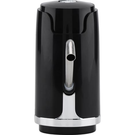 Distributeur d'eau portable avec pompe à bouteille rechargeable USB pour la maison, la cuisine et le bureau (noir) (1/5)