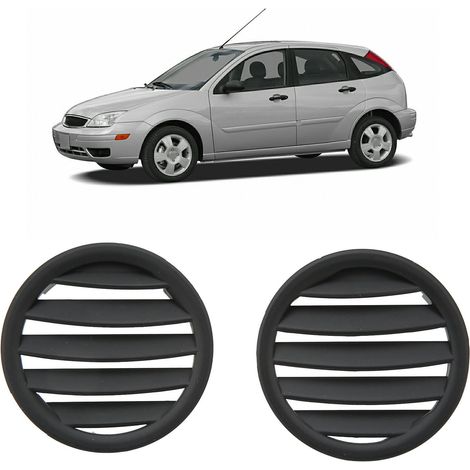 Grilles d'aération noires pour tableau de bord (gauche et droite) (2 à vendre) pour Ford Focus 2005-2007 (1/5)