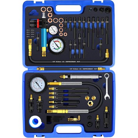 Compression Tester 46 Pieces - 0-50 Bar Control For Engines (1/5)