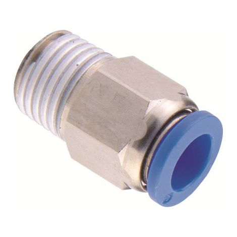 Fileté sur tube RS PRO Polycarbonate 1 x 1 x ( Prix pour 1 )
