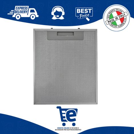 Filtro Metallico per Cappa Compatibile con Faber, Dimensioni 253x300 (mm), Performance Filter, Pratica Maniglia di Sgancio a Innesti Rinforzati (1/5)
