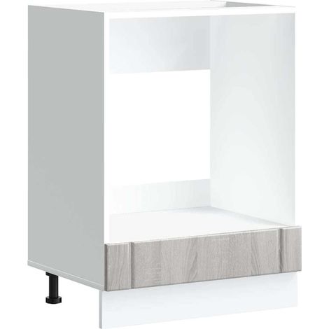 vidaXL Armadio Forno Lucca Grigio Sonoma in Legno Multistrato (1/5)