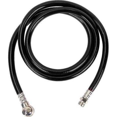 Tuyau d'air pour pneu de 1 m/1,3 m de long, tuyau d'air comprimé en PVC de 1/4", 400 psi (n° 1)