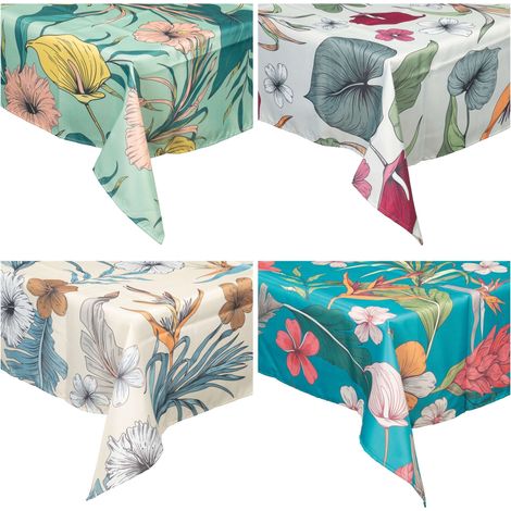 TOVAGLIA ANTIMACCHIA 140X240CM BOTANICO 4 COLORI ASSORTITI (1/5)