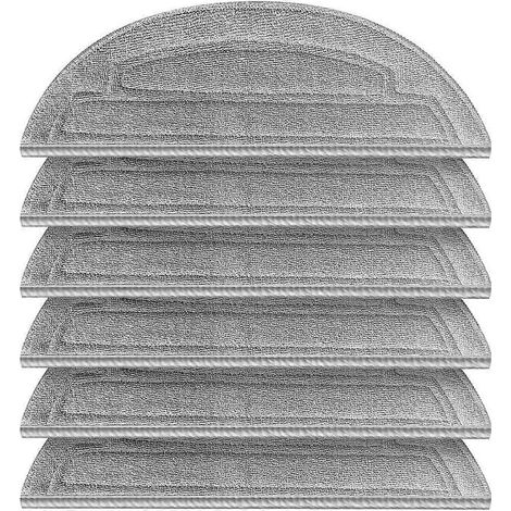 6Pcs Mopping Cloths pour Roborock S8 MaxV Ultra / S8 Max Ultra Robot Aspirateur Serpillière Pads (1/5)