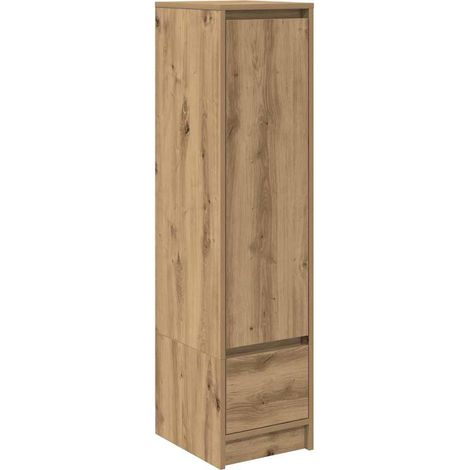 Maison Exclusive - Aparador Artisan Roble 29,5x34x119,5 cm Madera
