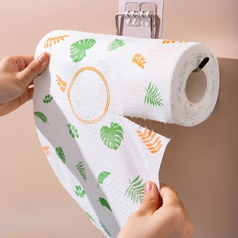 Torchon pour les paresseux, produit de nettoyage à sec et humide double usage, essuie-tout de cuisine, torchon jetable, usage domestique (1/5)