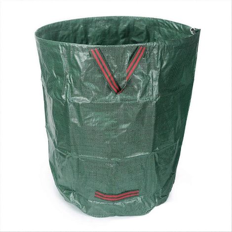 Sac de jardin grand format, feuilles mortes et déchets verts, réutilisable, imperméable, capacité élevée, sac robuste pour extérieur. (1/5)