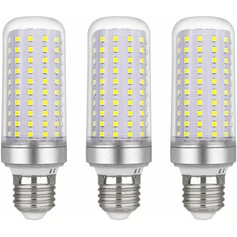 Ampoule Led E27 Maïs 30w, AC175-265V, Blanc Froid 6000K 2500LM, Non Dimmable, 300W Ampoule Halogène Équivalent, Ampoule Maïs Led pour Lustres, Plafonniers, Lampes de Table et Lampadaires, Lot de 3