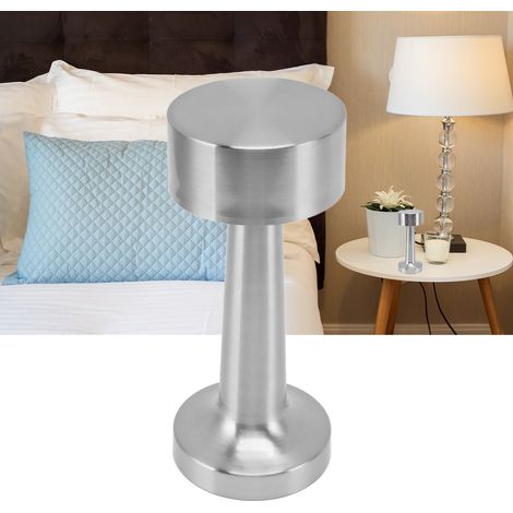 Lampe de chevet LED pour chambre à coucher, lampe de table portable sans fil, lampe d'ambiance rechargeable 3 couleurs pour bar, lampe de table à manger. (1/5)