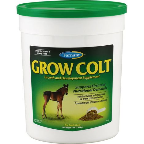 GROW COLT Supplément vitamino-minéral pour poulains en croissance 3,175 kg