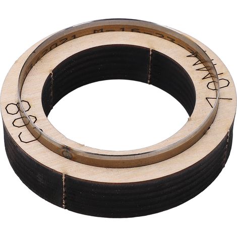 Découpeuse en Cuir Portable avec Support en Bois pour Travaux Manuels et Créations DIY (1/5)